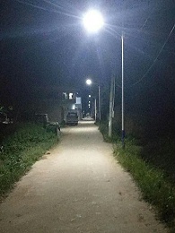 广西来宾兴宾区太阳能路灯工程案例