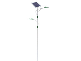 太阳能LED路灯_市政太阳能路灯_太阳能双头路灯